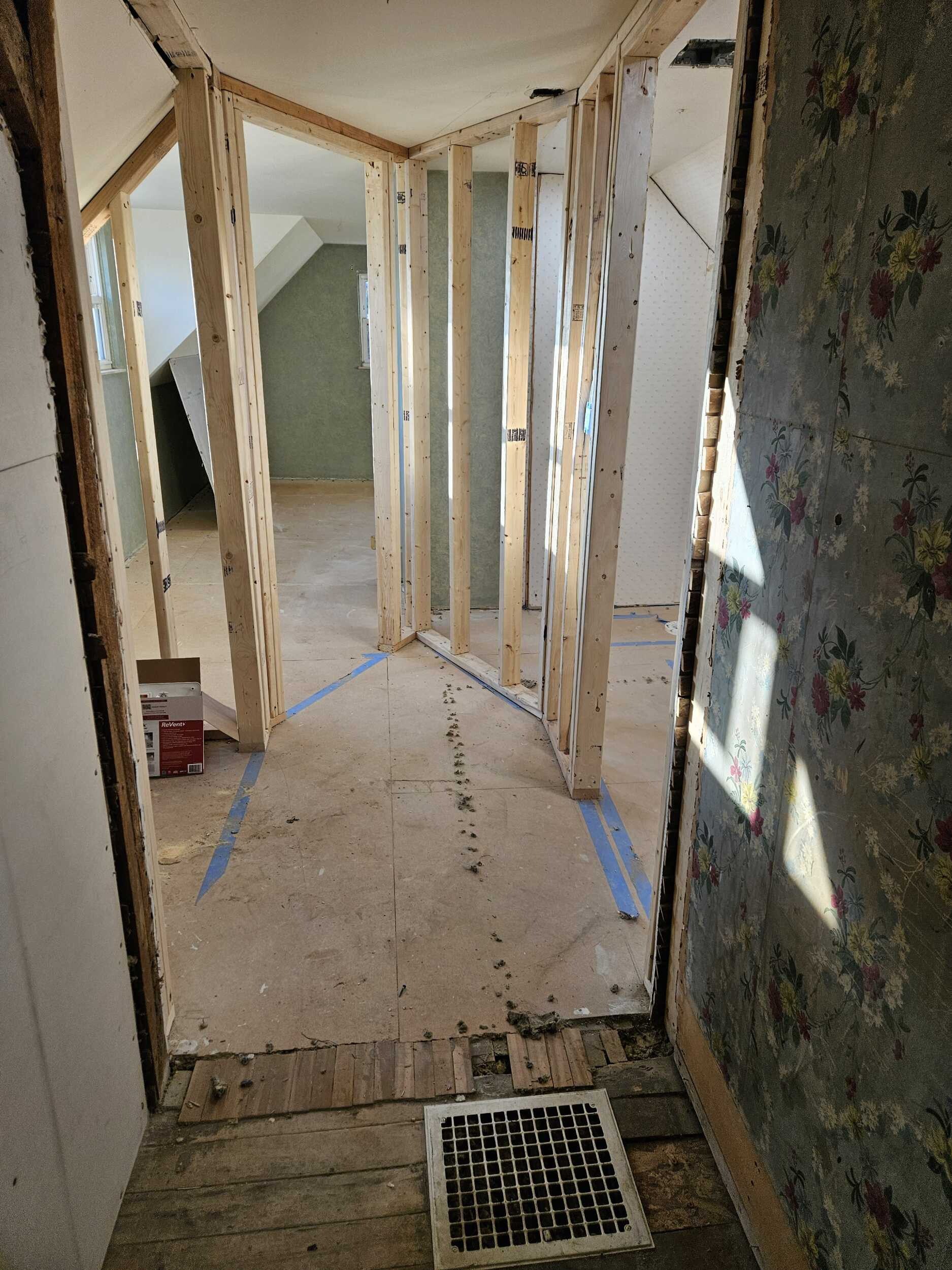 Bathroom framing 3