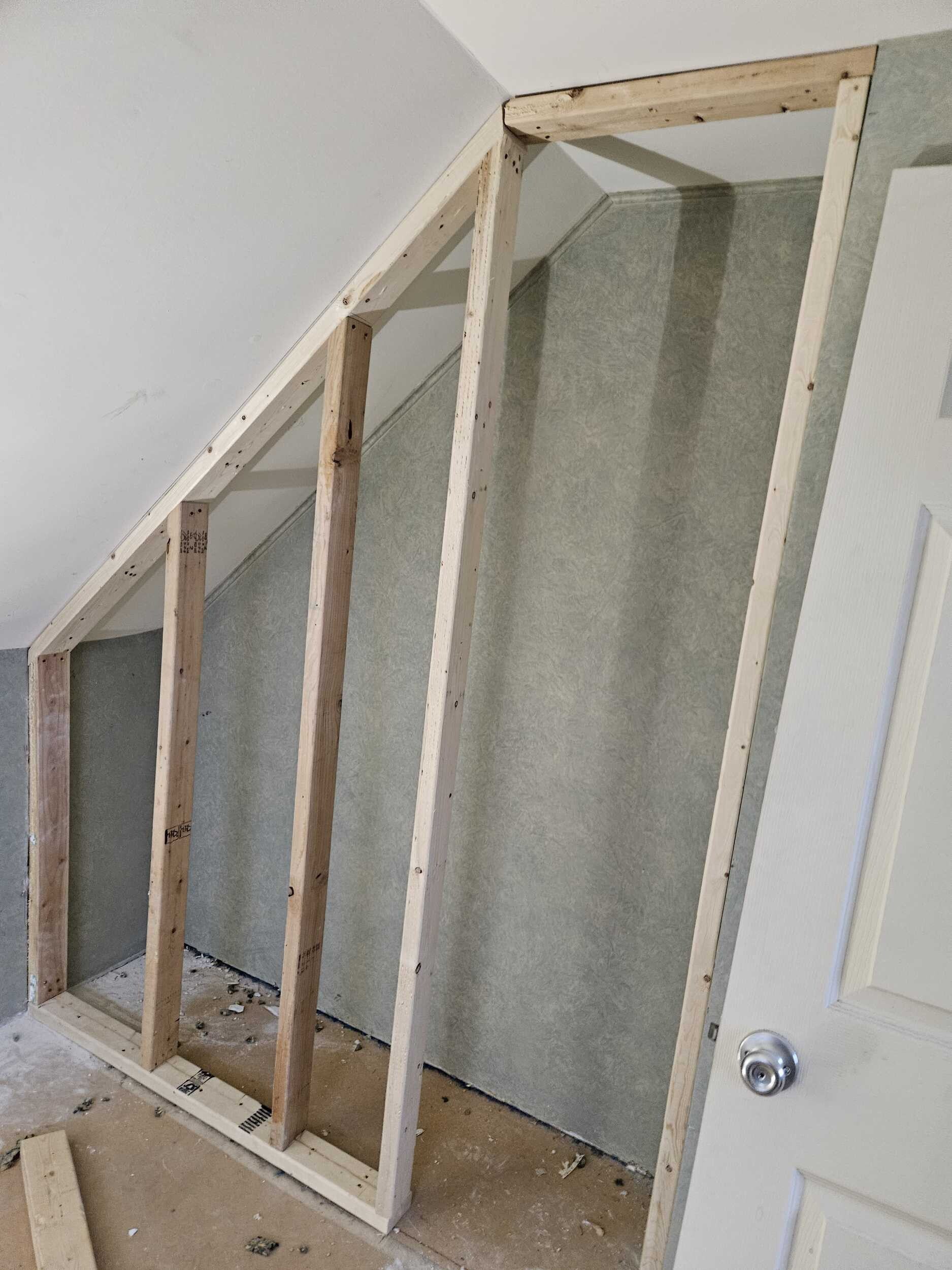 Closet framing 1